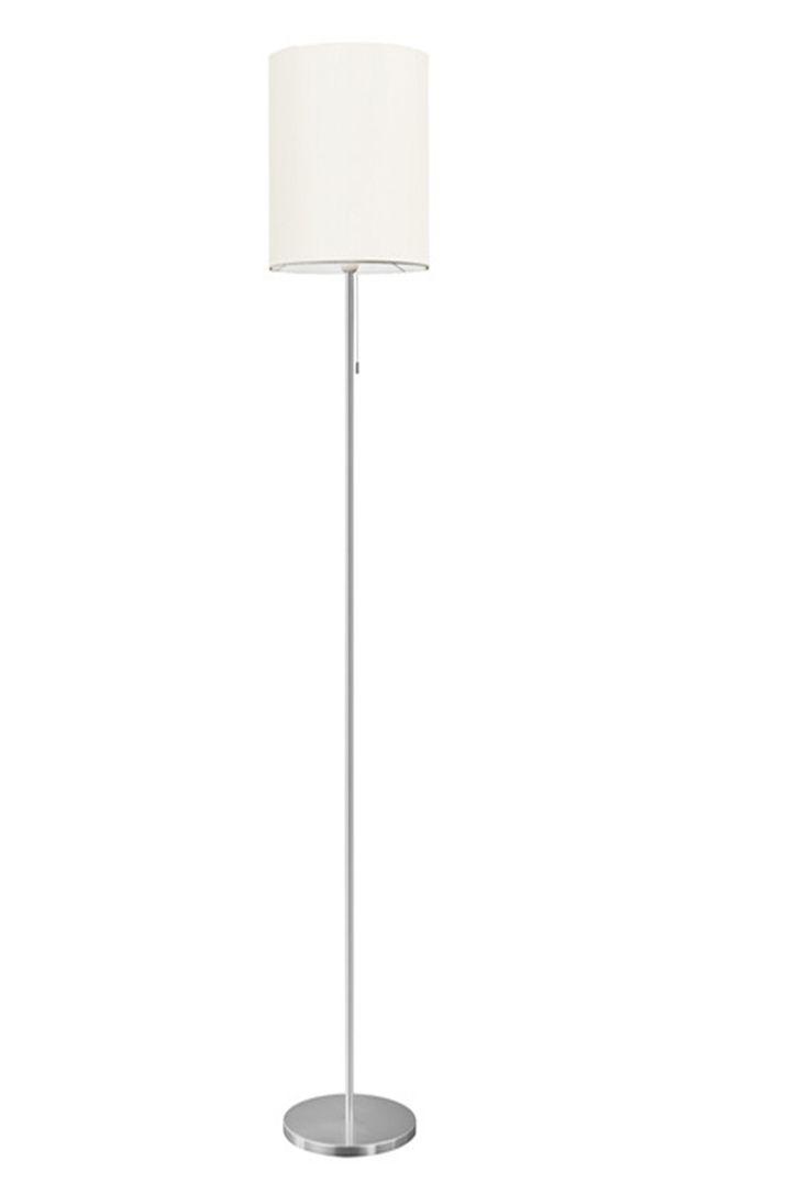 wooden spindle floor lamp